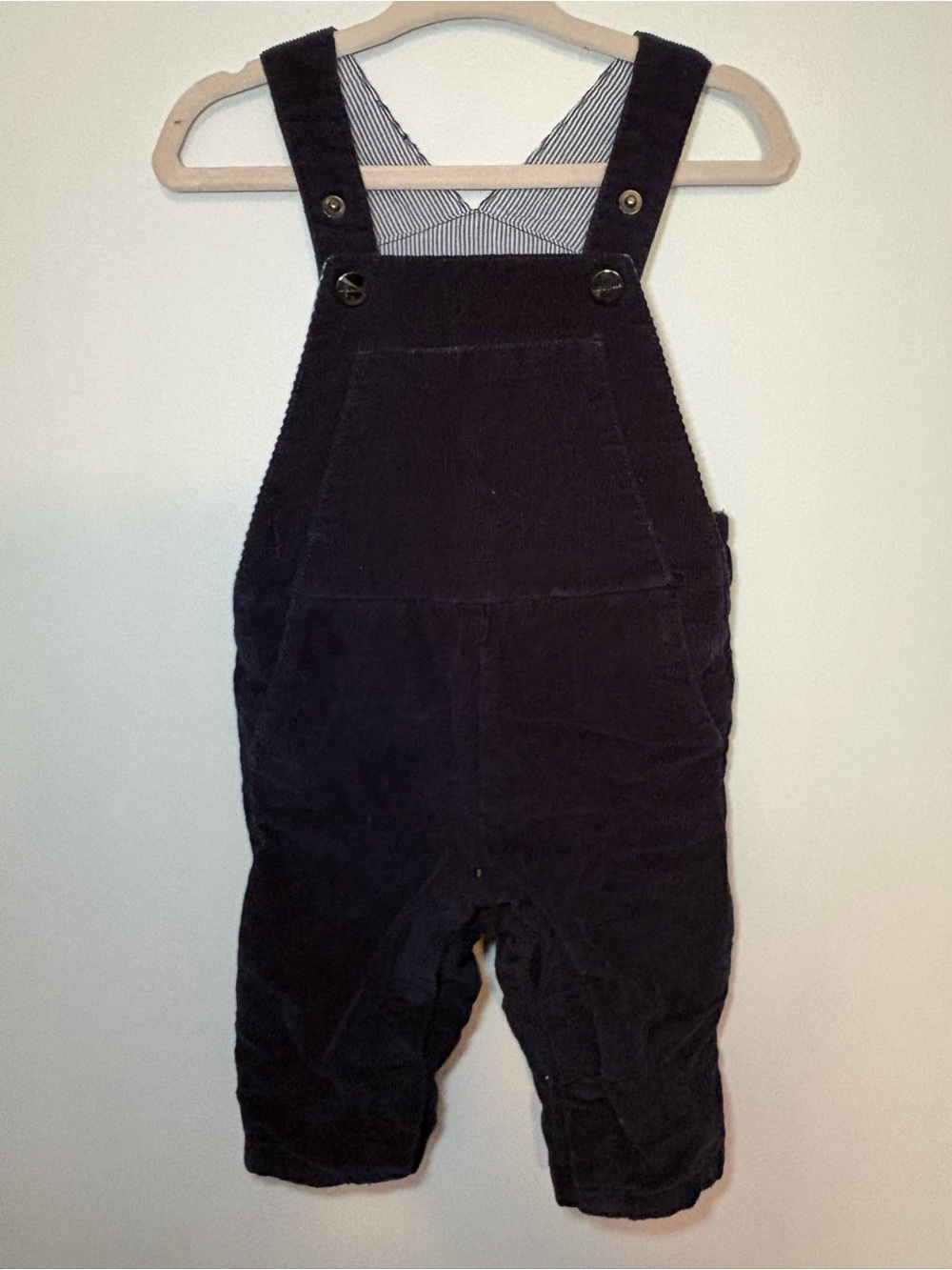 Jacadi Navy Corduroy Overalls